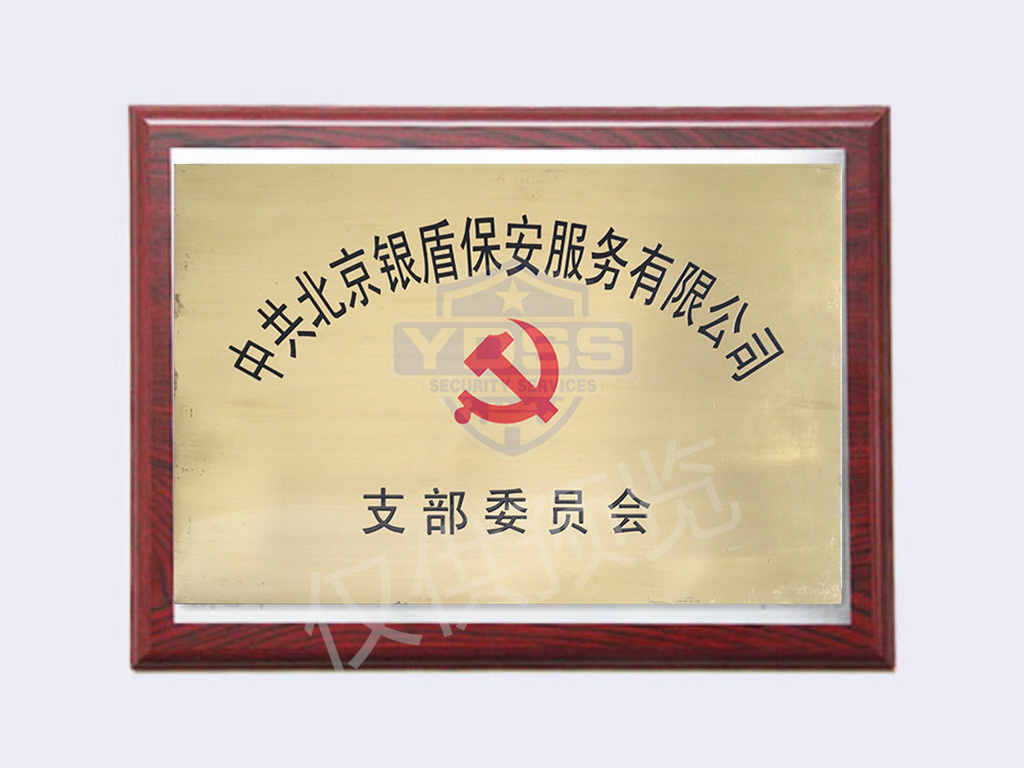 中共北京銀盾保安服務(wù)有限公司支部委員會(huì)