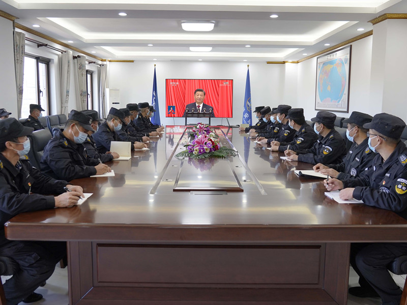 【喜迎二十大、奮進新征程】北京銀盾保安公司組織黨員干部職工收聽收看黨的二十大開幕盛況