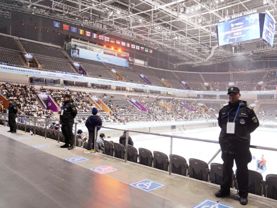 北京銀盾保安公司全力護航2023-2024賽季國際滑聯(lián)世界花樣滑冰大獎賽總決賽